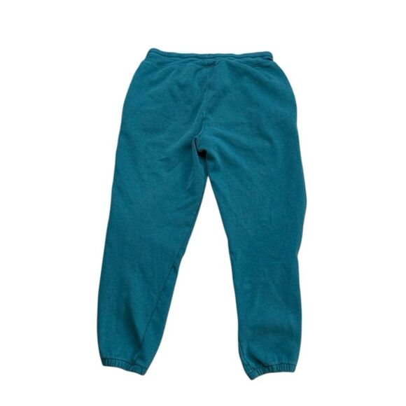 GAP logo Fleece Jogger Sweatpants Teal Medium - Picture 5 of 9